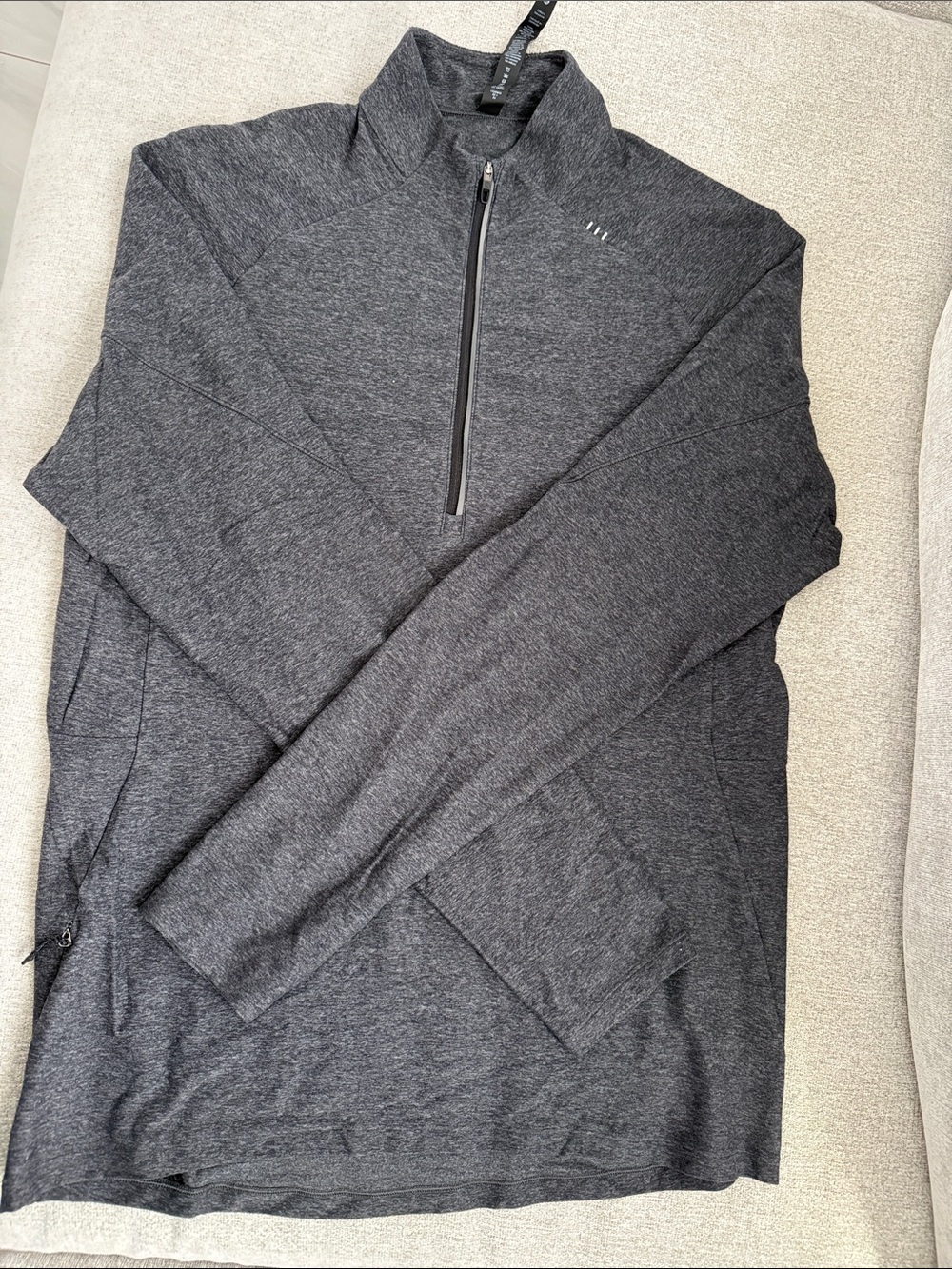 lululemon athletica Men’s Dark Gray Half-Zip Pullover